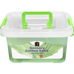 EC Sensory Cotton Sand 2KG Tub Green