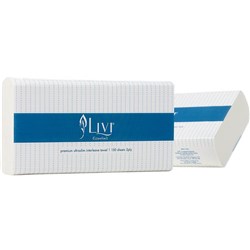 Livi Essentials Hand Towel Ultraslim 2 Ply 150 Sheets Box Of 16