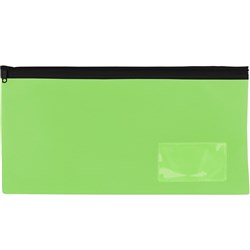 Celco Pencil Case Single Zip Medium 350 x 180mm Lime Green