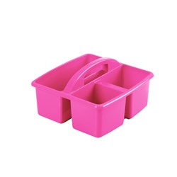 Visionchart Creative Kids Small Plastic Storage Caddy 235W x 227D x 123mmH Magenta