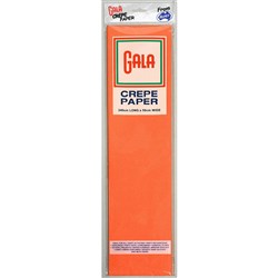 Alpen Gala Crepe Paper 240 x 50cm Orange Pack Of 12