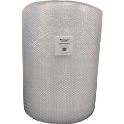 Protext Bubble Wrap Roll 400mm Perforated 750mm x 100m Clear