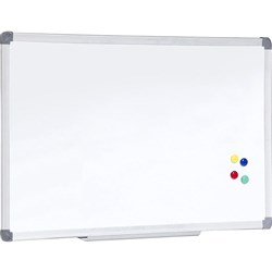 OPW Whiteboard 600x400mm Aluminium Frame