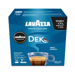 Lavazza A Modo Mio Coffee Capsules Dek Cremoso Box Of 16