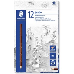 Staedtler Jumbo Triangular Graphite Pencils HB Pack of 12