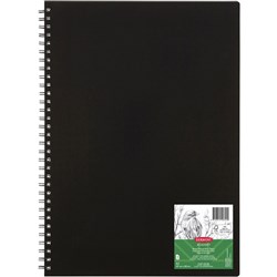 Derwent Academy Visual Art Diary A3 120 Page Portrait Black