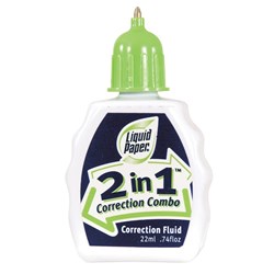 Paper Mate Liquid Paper Correction 2 in 1 Combo 22ml