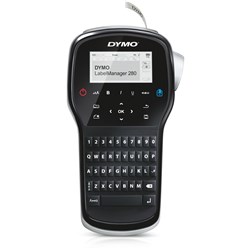 DYMO LabelManager 280 Rechargeable Portable Label Maker Machine Black