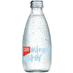 CAPI Sparkling Mineral Water 250ml Glass Bottle Pack Of 24