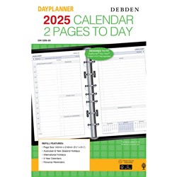 Debden Dayplanner Refill Desk 140 x 216mm Dated 2 Days to View